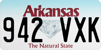 AR license plate 942VXK