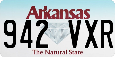AR license plate 942VXR