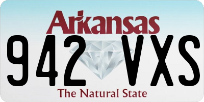 AR license plate 942VXS