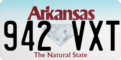 AR license plate 942VXT