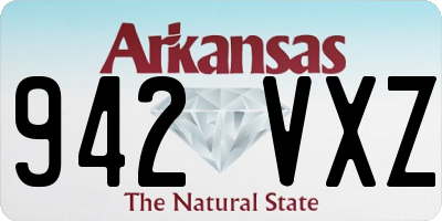 AR license plate 942VXZ