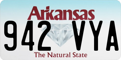 AR license plate 942VYA
