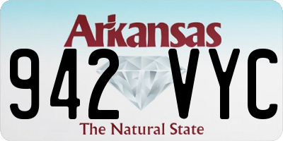 AR license plate 942VYC