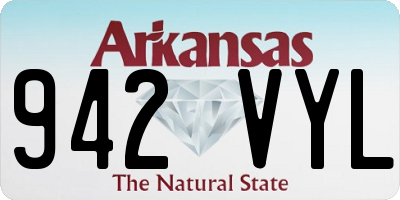 AR license plate 942VYL