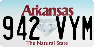 AR license plate 942VYM