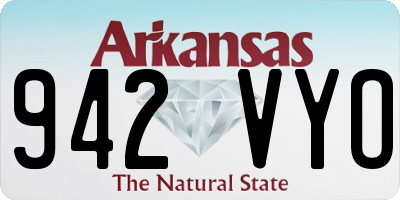 AR license plate 942VYO