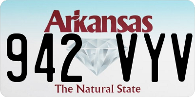 AR license plate 942VYV