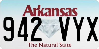 AR license plate 942VYX