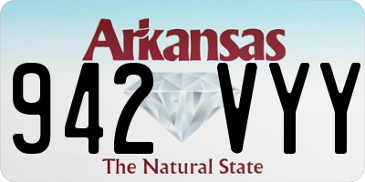 AR license plate 942VYY