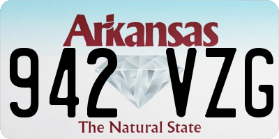 AR license plate 942VZG