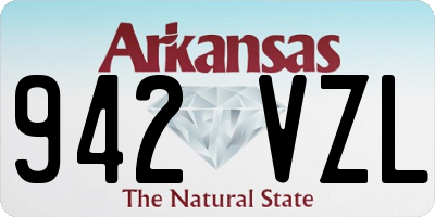 AR license plate 942VZL