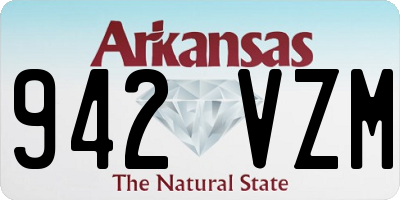 AR license plate 942VZM