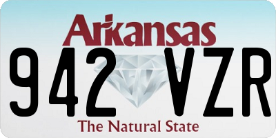 AR license plate 942VZR