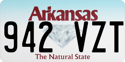AR license plate 942VZT