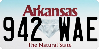 AR license plate 942WAE