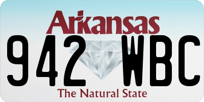 AR license plate 942WBC
