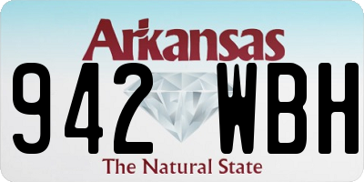 AR license plate 942WBH