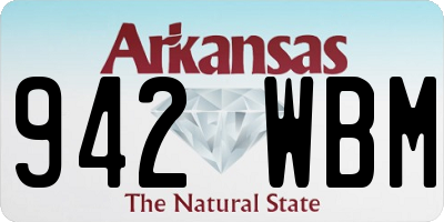 AR license plate 942WBM