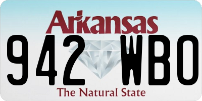 AR license plate 942WBO