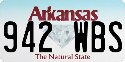 AR license plate 942WBS