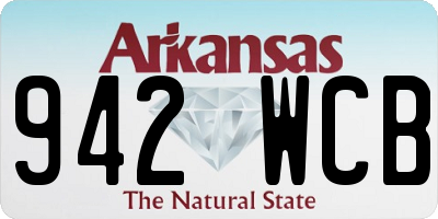 AR license plate 942WCB