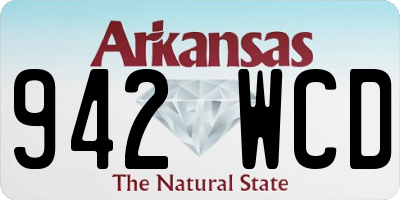 AR license plate 942WCD