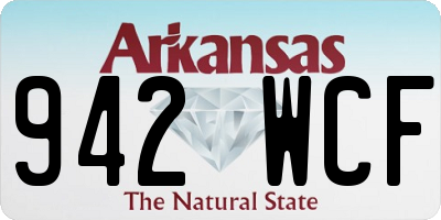 AR license plate 942WCF