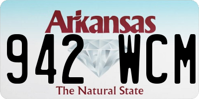 AR license plate 942WCM