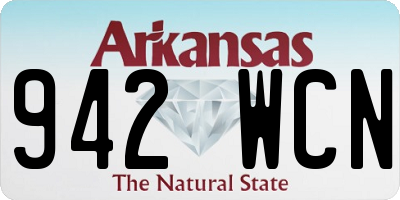 AR license plate 942WCN