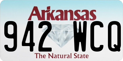 AR license plate 942WCQ