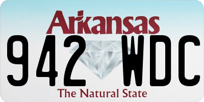 AR license plate 942WDC