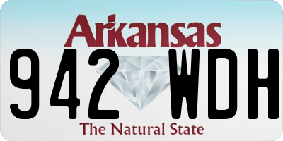 AR license plate 942WDH
