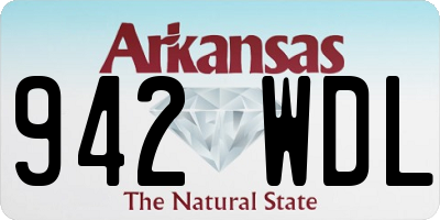 AR license plate 942WDL