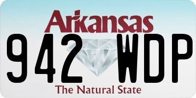 AR license plate 942WDP