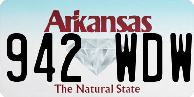 AR license plate 942WDW