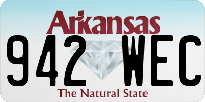 AR license plate 942WEC