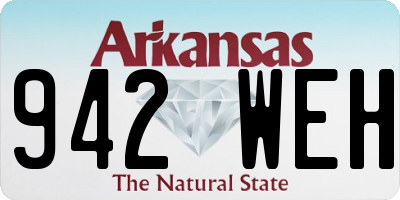AR license plate 942WEH