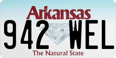 AR license plate 942WEL