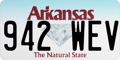 AR license plate 942WEV