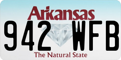 AR license plate 942WFB