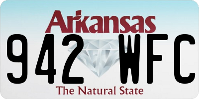 AR license plate 942WFC