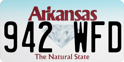 AR license plate 942WFD