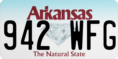 AR license plate 942WFG