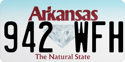 AR license plate 942WFH