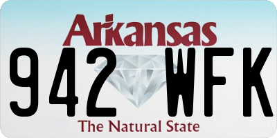 AR license plate 942WFK