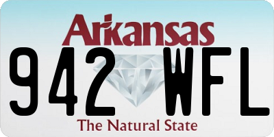 AR license plate 942WFL
