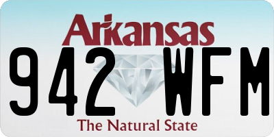 AR license plate 942WFM