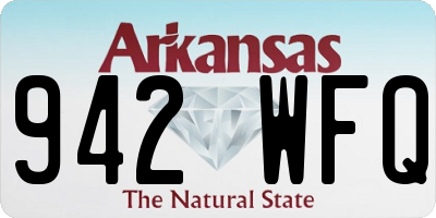 AR license plate 942WFQ