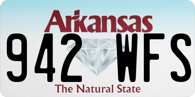 AR license plate 942WFS