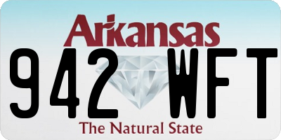 AR license plate 942WFT